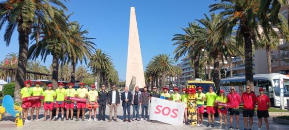 Presentación del servicio de salvamento y socorrismo de Salou 2024