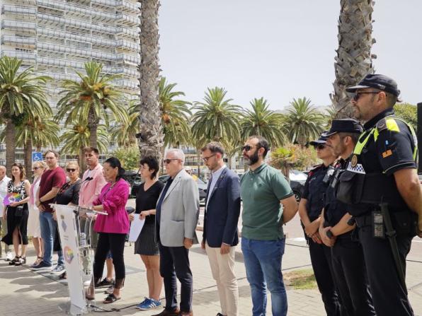 Conmemoración institucional en Salou del Día del Orgullo LGBTI