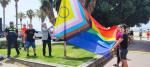 Izamiento de la bandera LGBTI en Salou