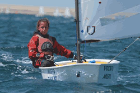 Marta Munté, guanyadora de la copa Optimist de França